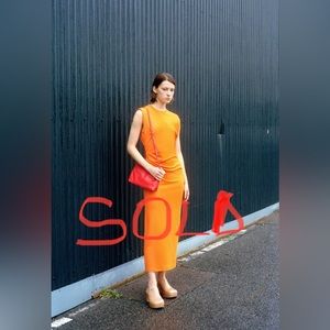 Zara Side Draped Dress